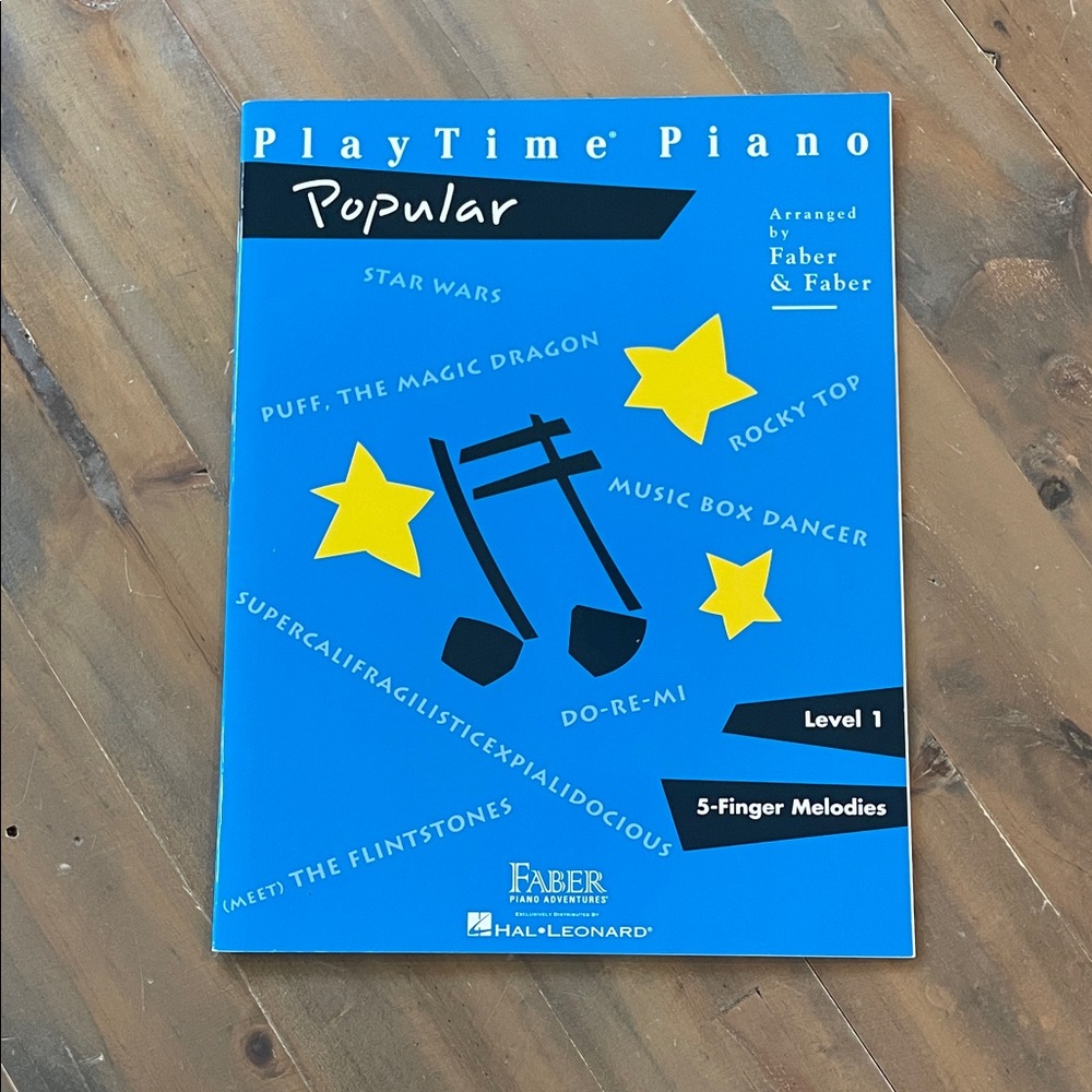 🌷5/$20🌷 Playtime Piano Popular Music Book - Level 1
